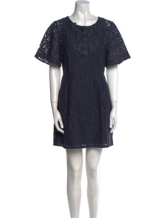 3.1 Phillip Lim Lace Pattern Mini Dress