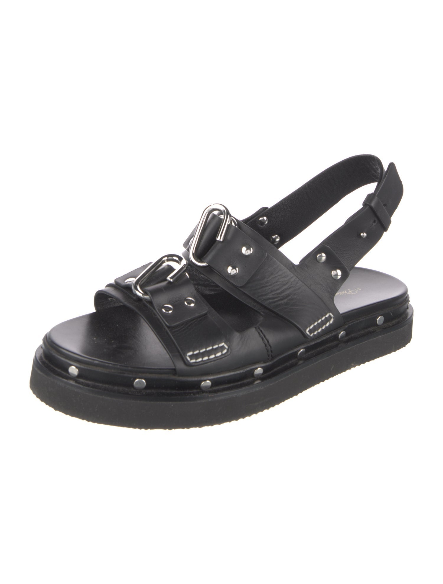 3.1 Phillip Lim Leather Slingback Sandals