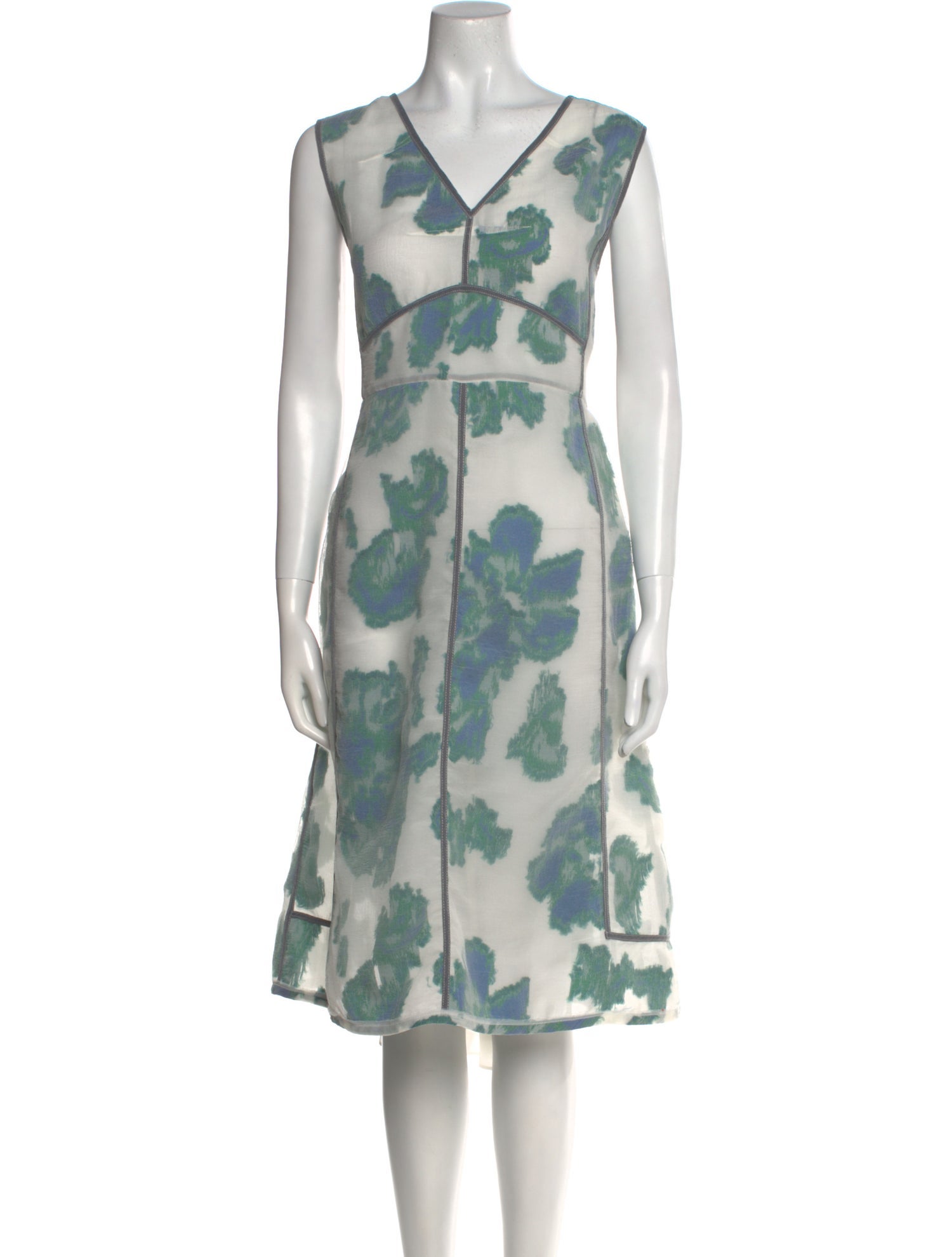 3.1 Phillip Lim Printed Midi Length Dress