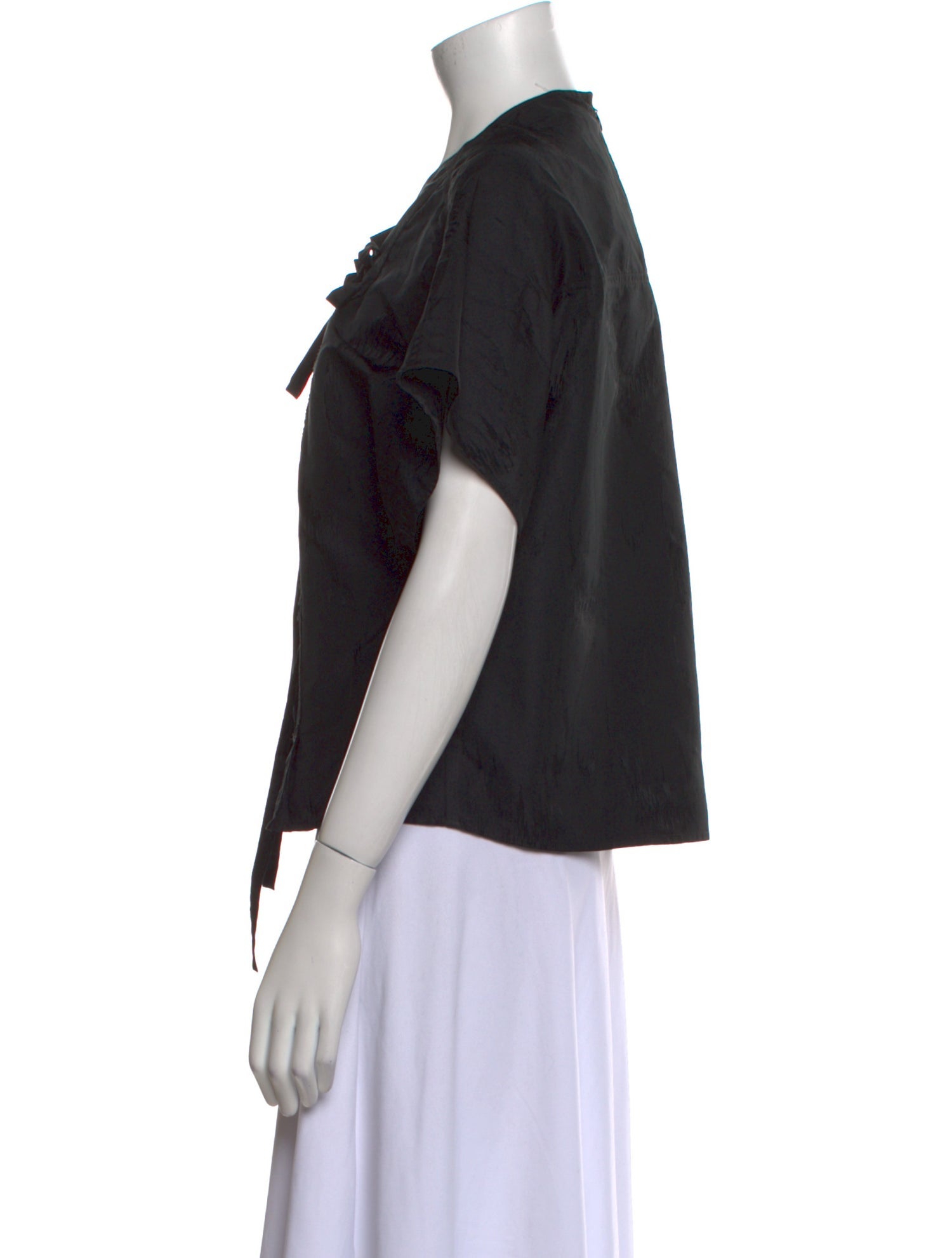 3.1 Phillip Lim V-Neck Short Sleeve Blouse