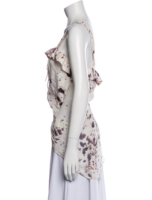 3.1 Phillip Lim Silk Floral Print Top