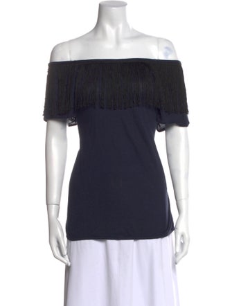 3.1 Phillip Lim Off-The-Shoulder Short Sleeve Top