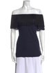 3.1 Phillip Lim Off-The-Shoulder Short Sleeve Top