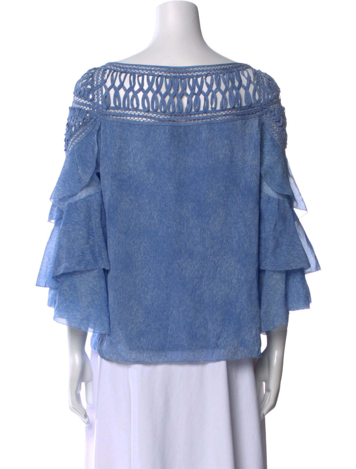 3.1 Phillip Lim Silk Bateau Neckline Blouse