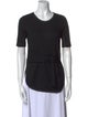 3.1 Phillip Lim Scoop Neck Short Sleeve T-Shirt