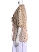 3.1 Phillip Lim Silk Polka Dot Print Blouse