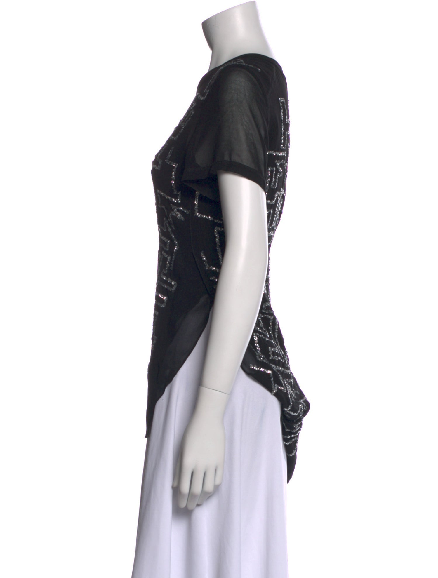 3.1 Phillip Lim Graphic Print Crew Neck T-Shirt