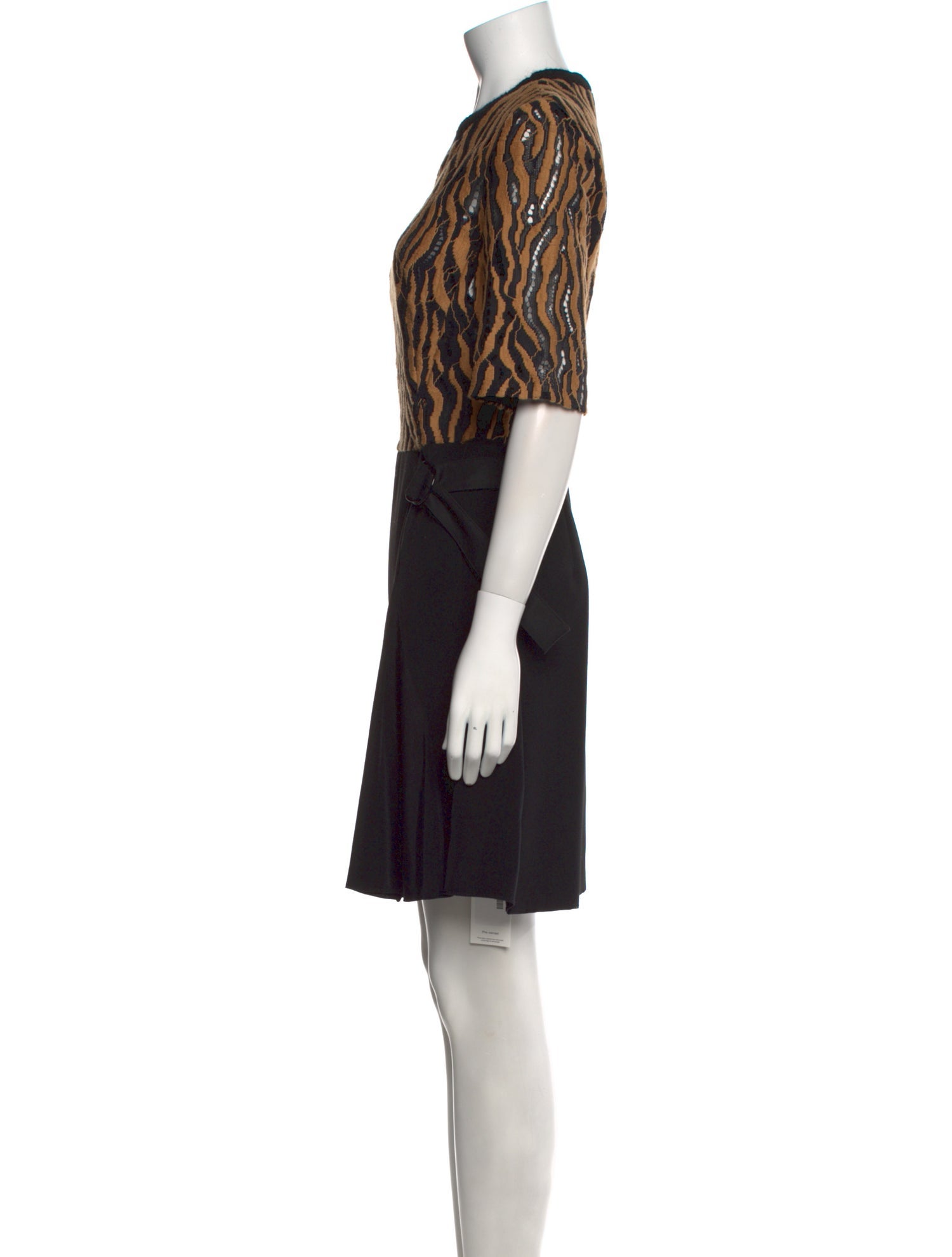 3.1 Phillip Lim Animal Print Mini Dress
