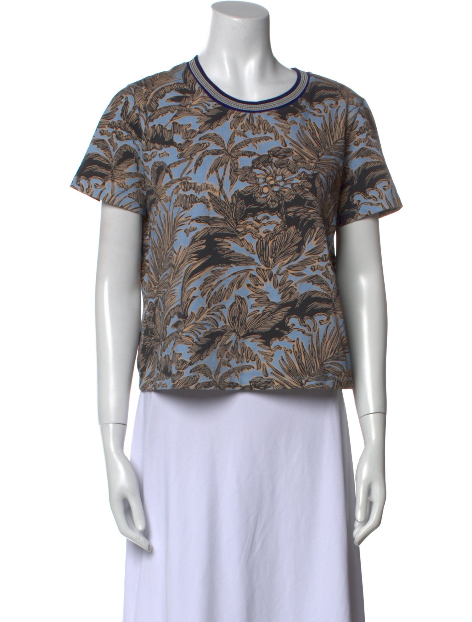 3.1 Phillip Lim Printed Crew Neck T-Shirt