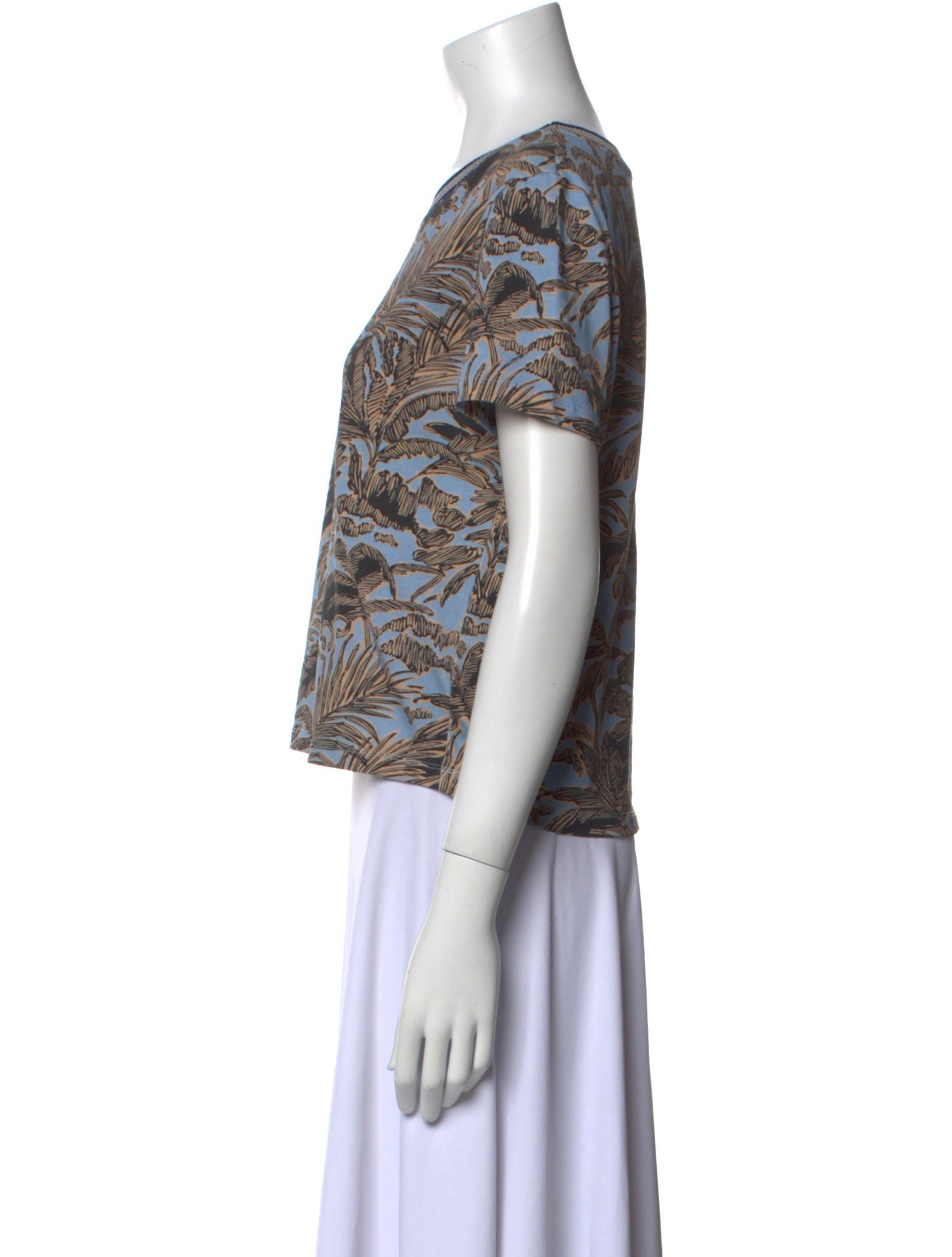 3.1 Phillip Lim Printed Crew Neck T-Shirt