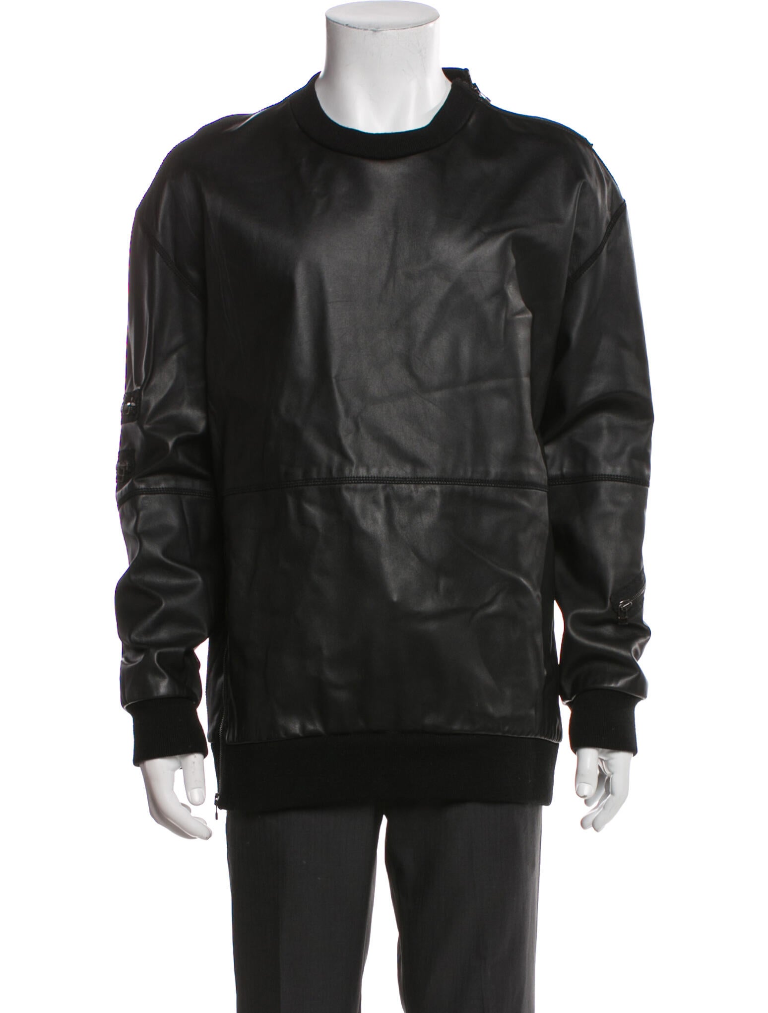 3.1 Phillip Lim Lamb Leather Puffer Coat