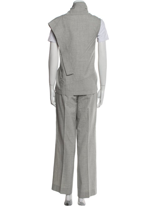 3.1 Phillip Lim Virgin Wool Pleated Accents Pant Set
