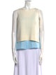 3.1 Phillip Lim Colorblock Pattern Crew Neck Top