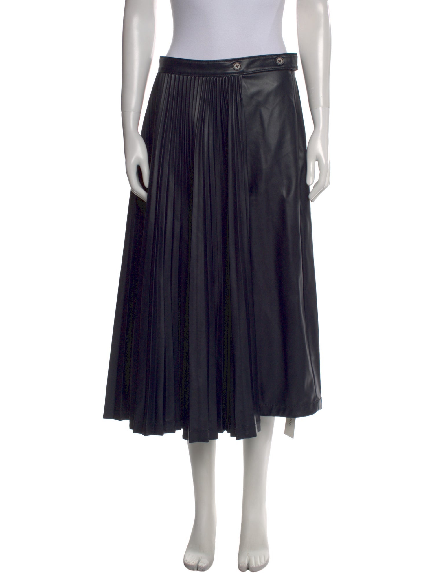 3.1 Phillip Lim Pleated Accents Midi Length Skirt