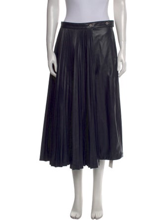 3.1 Phillip Lim Pleated Accents Midi Length Skirt