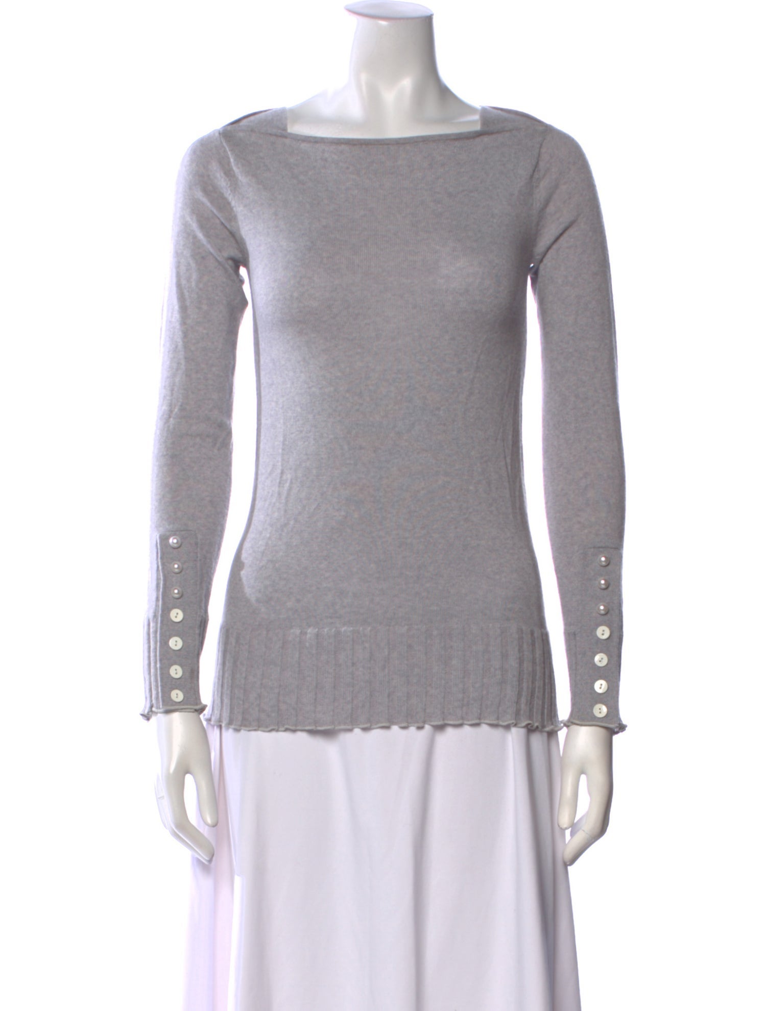 3.1 Phillip Lim Wool Bateau Neckline Sweater
