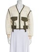 3.1 Phillip Lim Colorblock Pattern Bomber Jacket