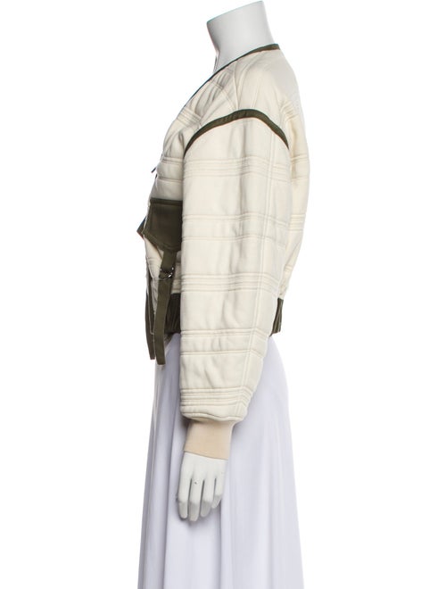 3.1 Phillip Lim Colorblock Pattern Bomber Jacket