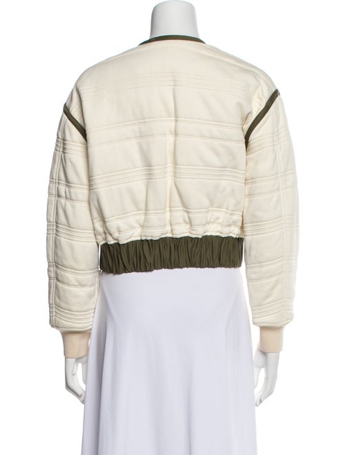 3.1 Phillip Lim Colorblock Pattern Bomber Jacket