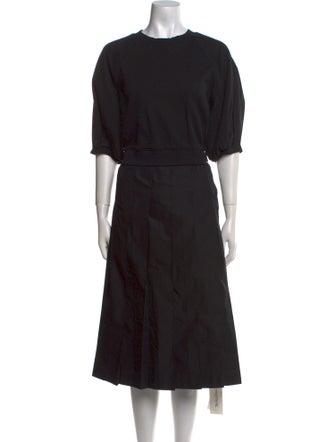 3.1 Phillip Lim Crew Neck Midi Length Dress