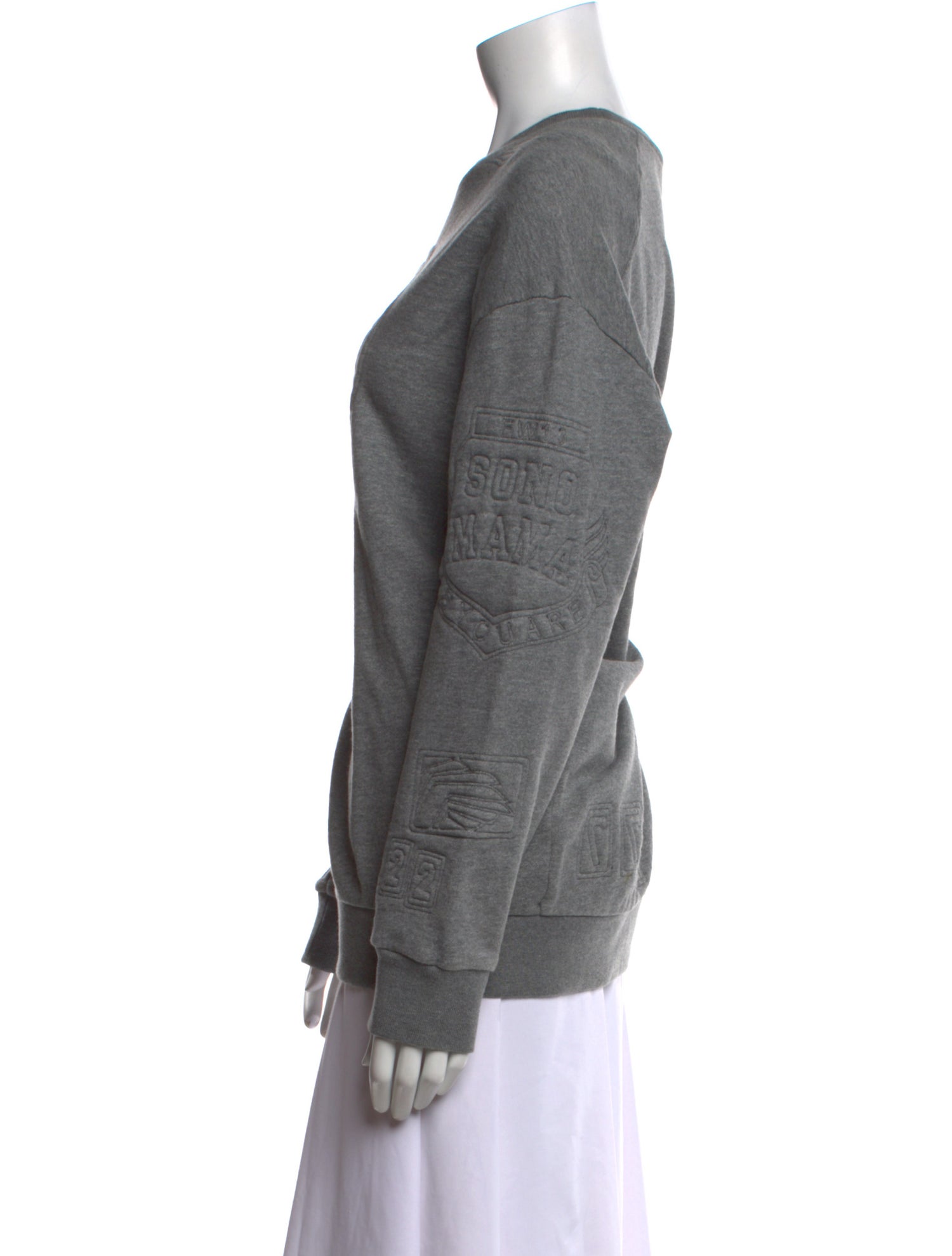 3.1 Phillip Lim Crew Neck Long Sleeve Sweatshirt