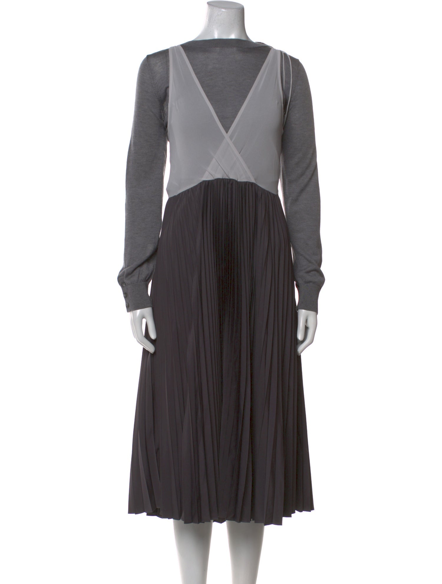 3.1 Phillip Lim Bateau Neckline Long Dress