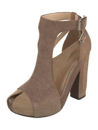 3.1 Phillip Lim Suede T-Strap Pumps