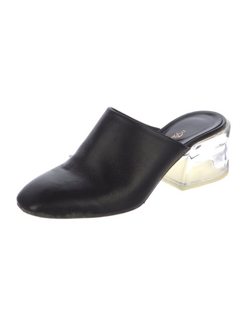 3.1 Phillip Lim Leather Mesh Accents Mules