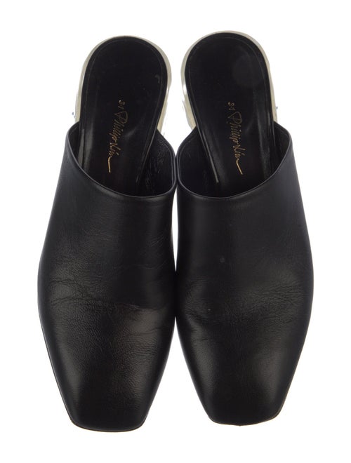 3.1 Phillip Lim Leather Mesh Accents Mules