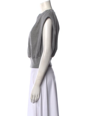 3.1 Phillip Lim V-Neck Short Sleeve Crop Top