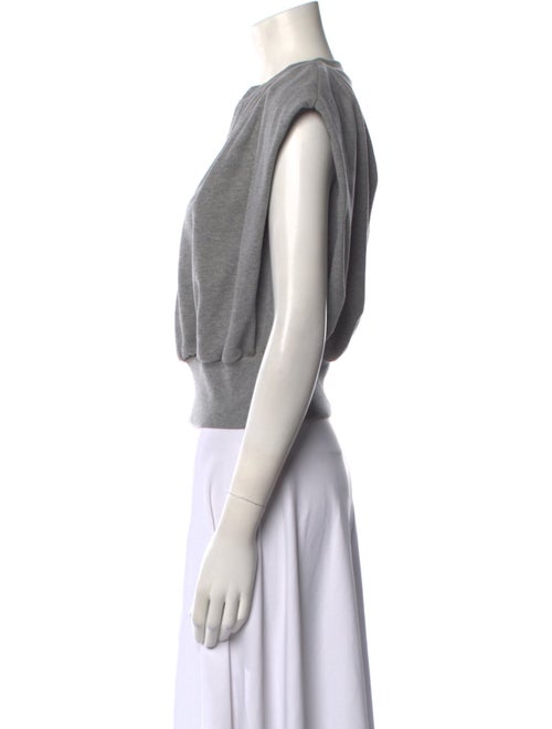 3.1 Phillip Lim V-Neck Short Sleeve Crop Top