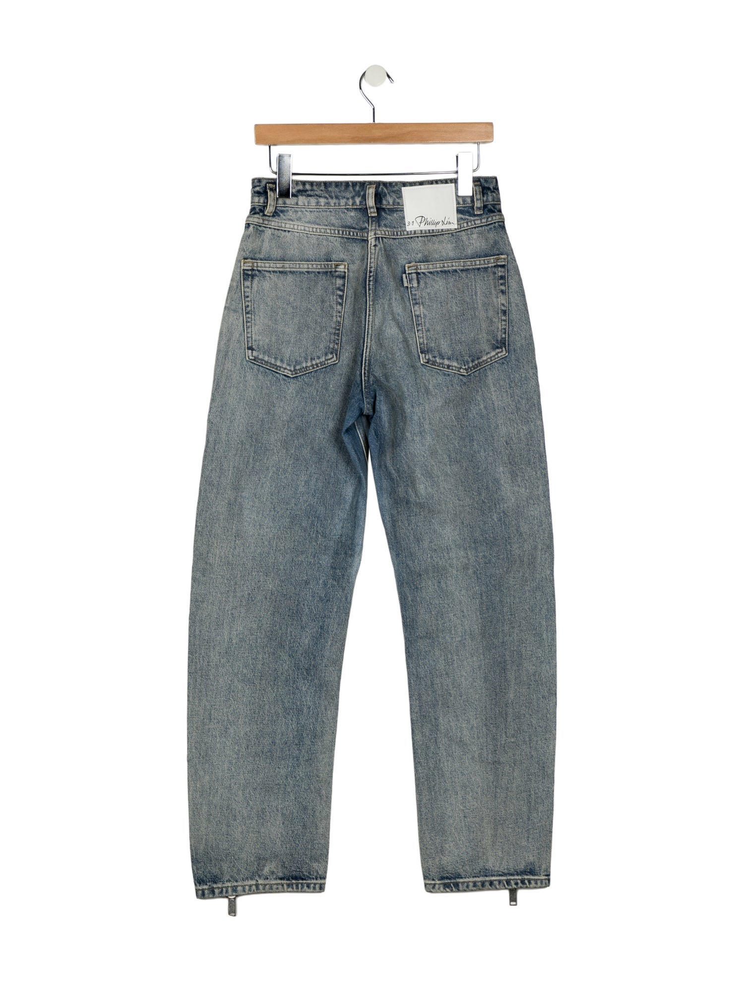 3.1 Phillip Lim High-Rise Straight Leg Jeans