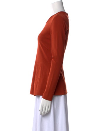 3.1 Phillip Lim Crew Neck Long Sleeve Top