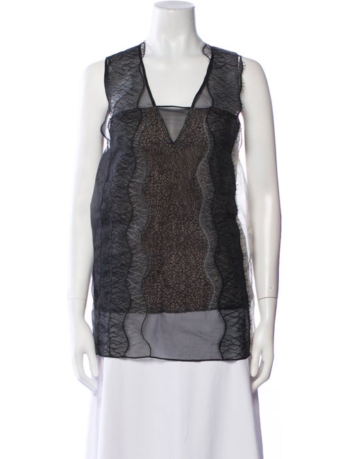 3.1 Phillip Lim Printed Square Neckline Top