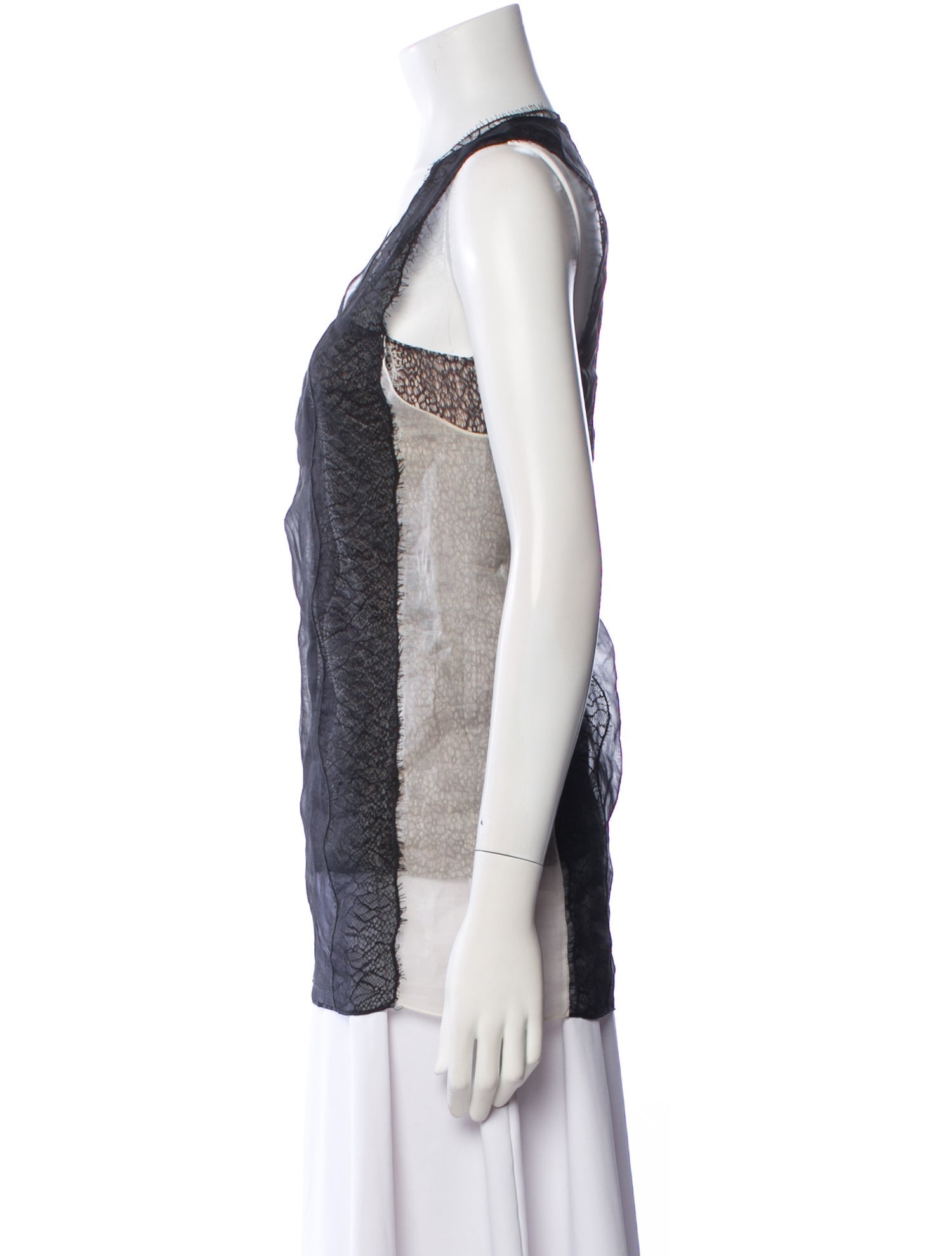 3.1 Phillip Lim Printed Square Neckline Top