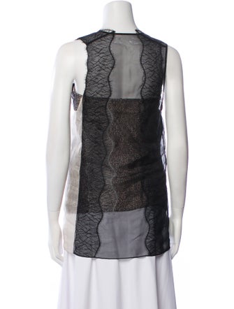 3.1 Phillip Lim Printed Square Neckline Top