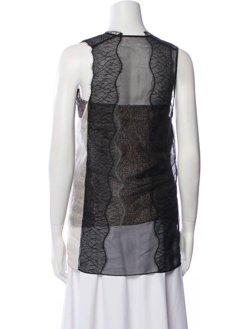 3.1 Phillip Lim Printed Square Neckline Top