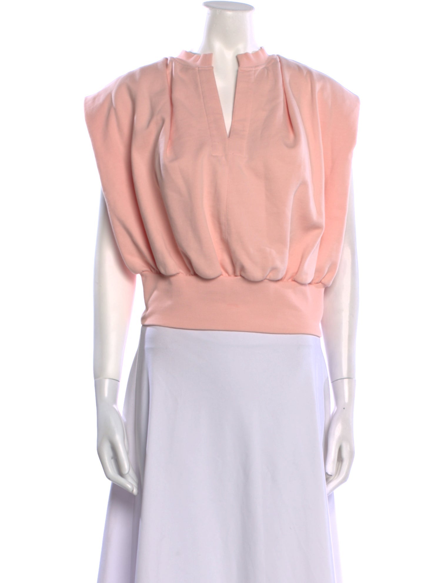 3.1 Phillip Lim V-Neck Sleeveless Crop Top