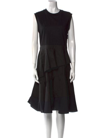 3.1 Phillip Lim Crew Neck Midi Length Dress