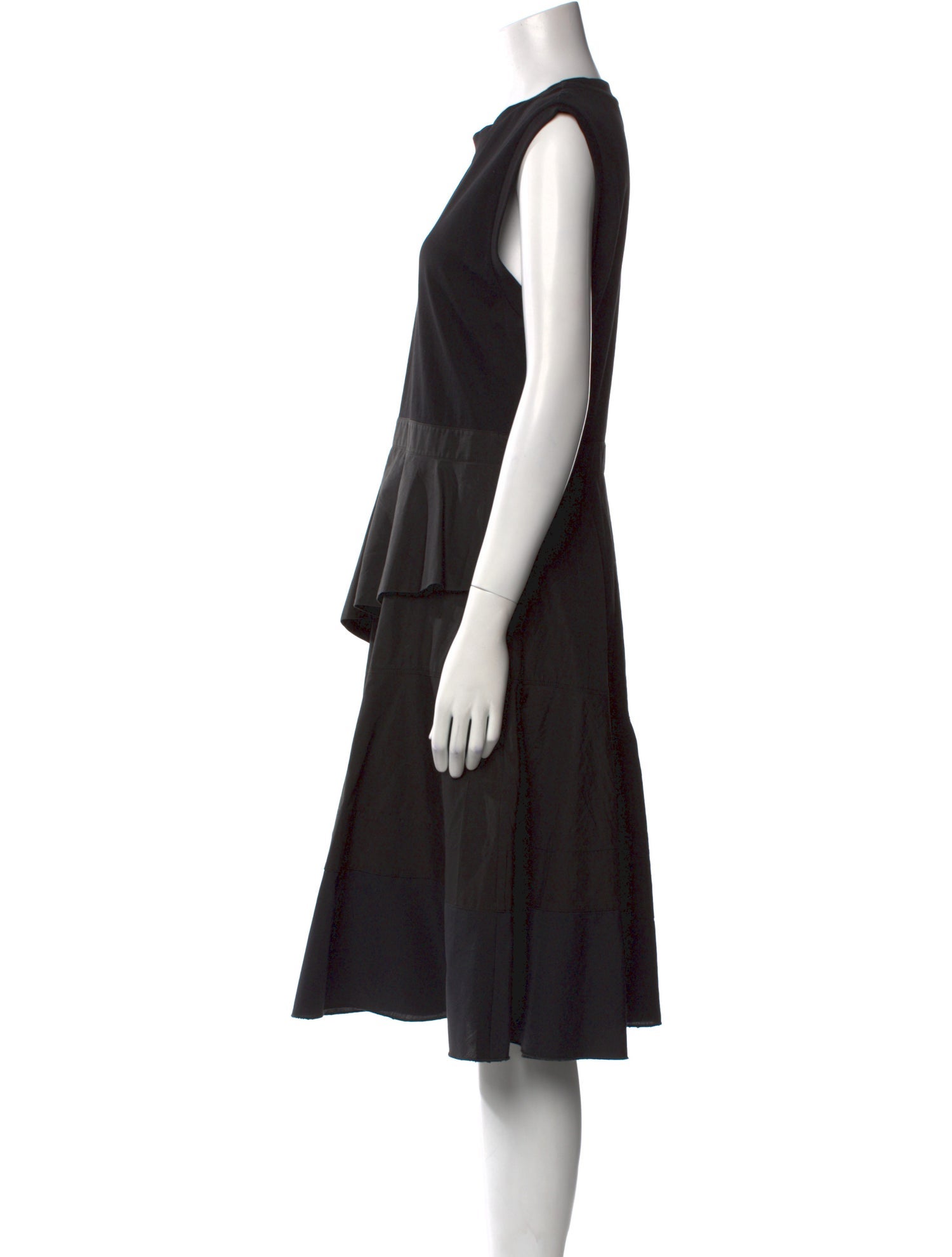 3.1 Phillip Lim Crew Neck Midi Length Dress
