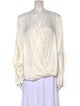 3.1 Phillip Lim V-Neck Long Sleeve Blouse
