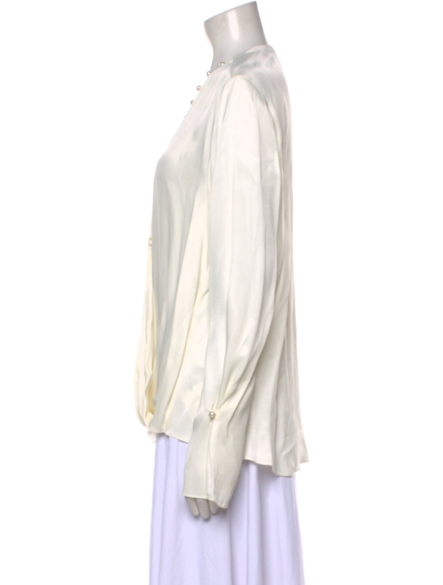 3.1 Phillip Lim V-Neck Long Sleeve Blouse