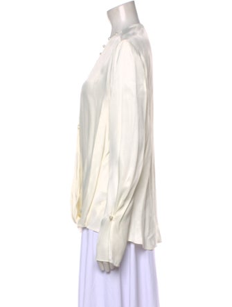 3.1 Phillip Lim V-Neck Long Sleeve Blouse