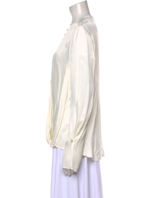 3.1 Phillip Lim V-Neck Long Sleeve Blouse