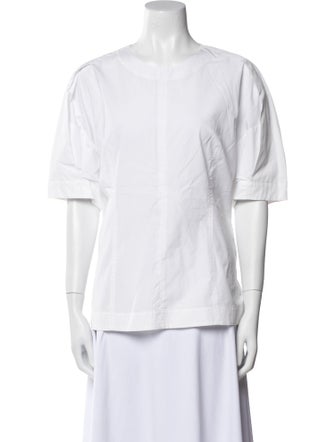 3.1 Phillip Lim Bateau Neckline Short Sleeve T-Shirt