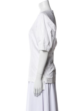 3.1 Phillip Lim Bateau Neckline Short Sleeve T-Shirt