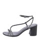 3.1 Phillip Lim Leather Crystal Embellishments Sandals