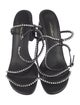 3.1 Phillip Lim Leather Crystal Embellishments Sandals