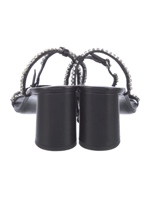3.1 Phillip Lim Leather Crystal Embellishments Sandals