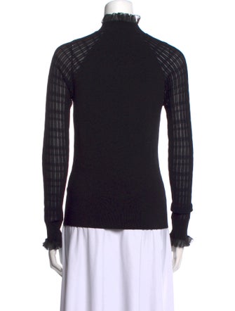 3.1 Phillip Lim Mock Neck Long Sleeve Top